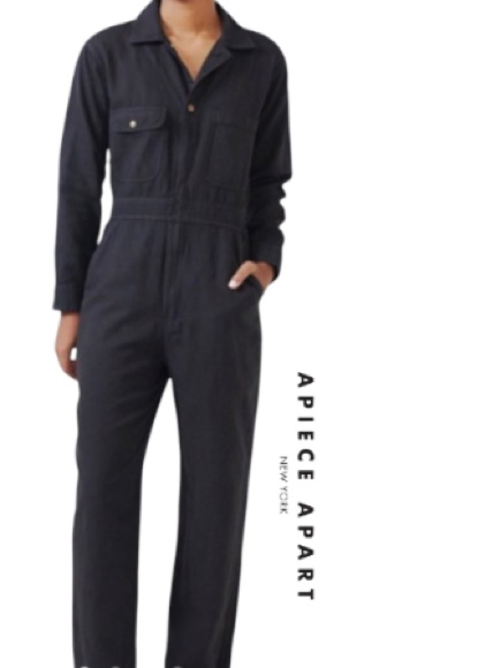 APIECE APART New York Linen+ Cotton Jumpsuit